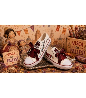 zapatillas falleras peineta