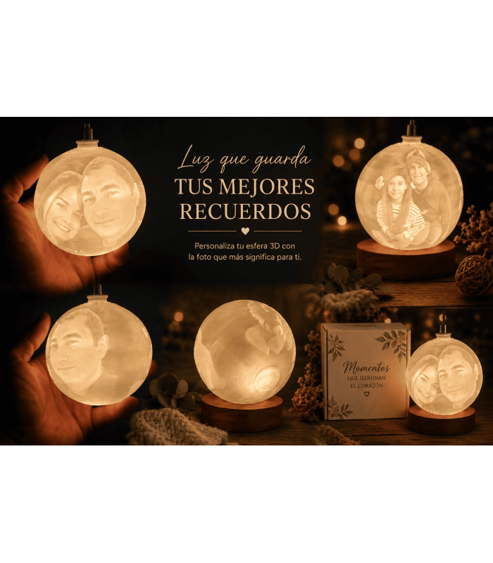 BOLA FOTO LUZ LED | NAVIDAD