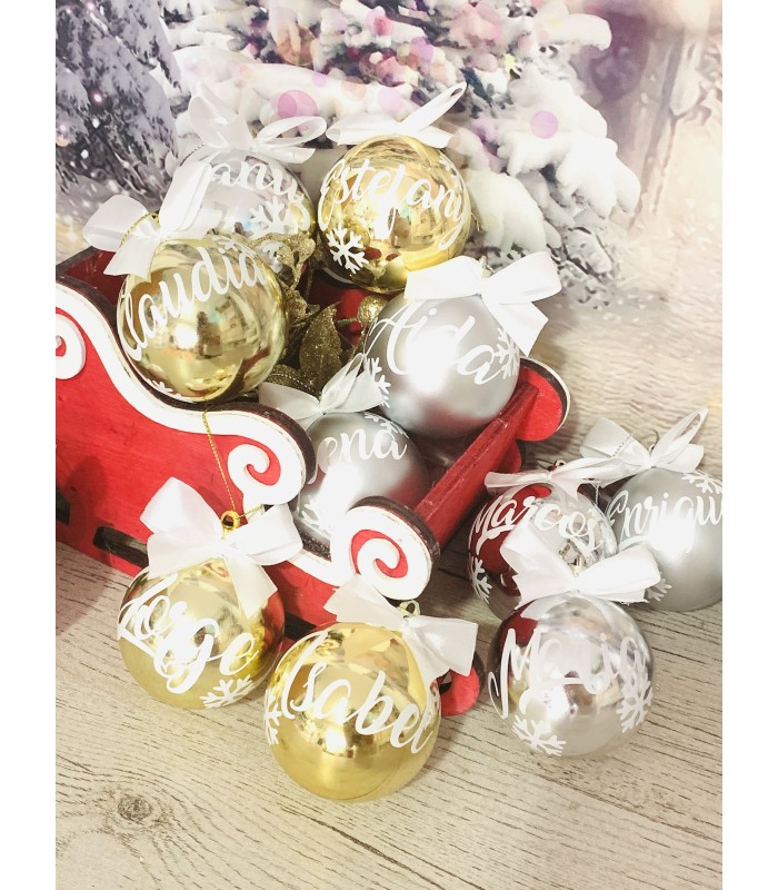 BOLA NAVIDAD NOMBRE 6cm | NAVIDAD