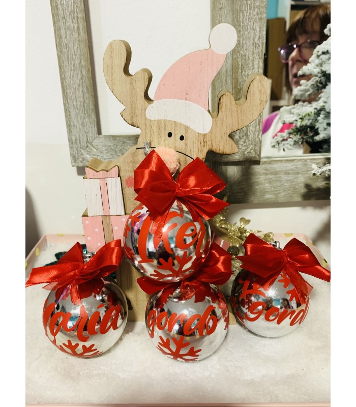 BOLA NAVIDAD NOMBRE 6cm | NAVIDAD