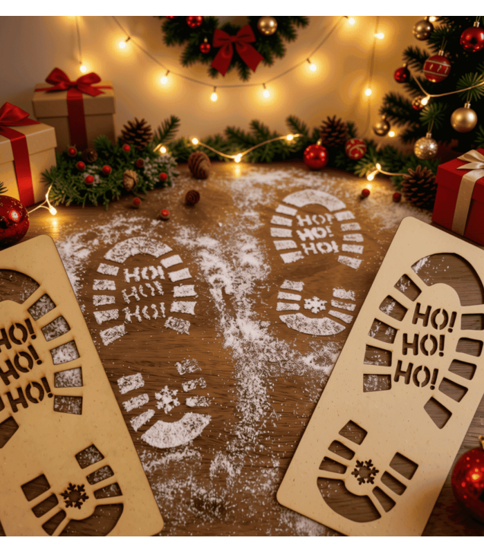 Huella Papá Noel | NAVIDAD