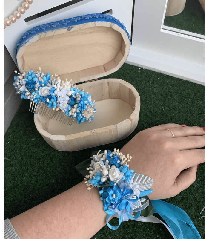 pulsera flores | Tocados florales