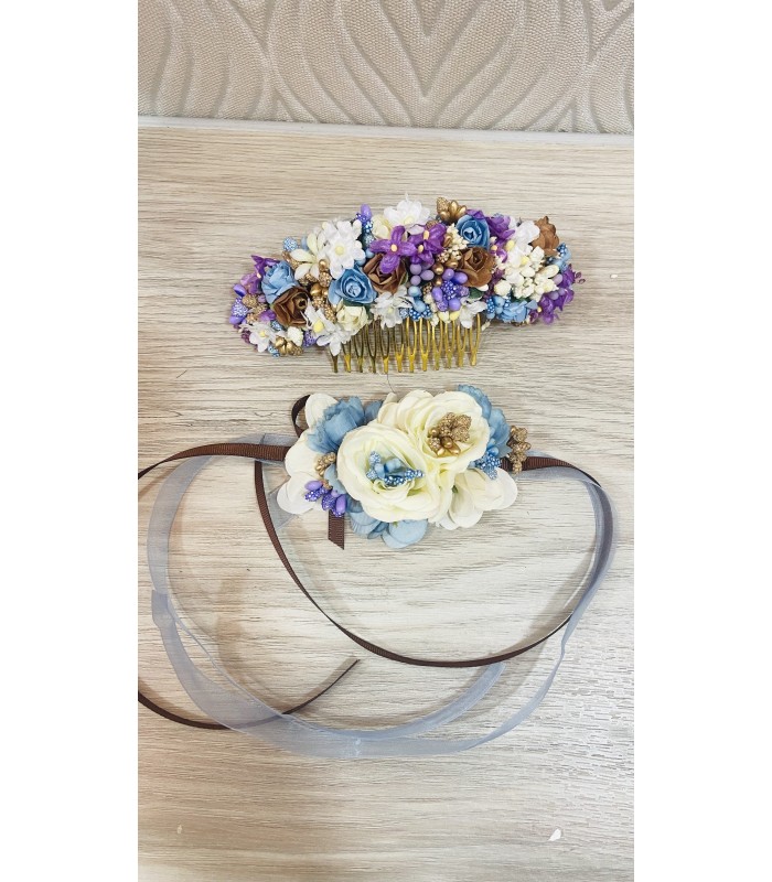 pulsera flores | Tocados florales
