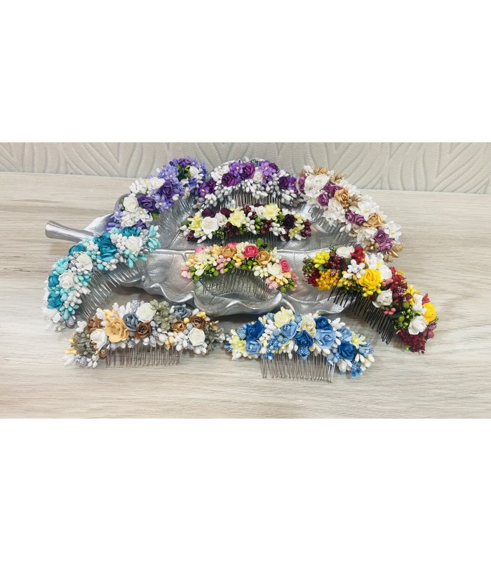 peineta flores | Tocados florales