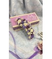 peineta flores + caja | Tocados florales