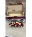 peineta flores + caja | Tocados florales