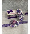 Peineta flores+caja y pulsera