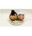 Pareja huchas cerditos