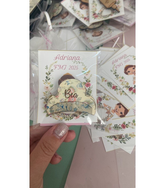 Pins peineta fallera | Detalles