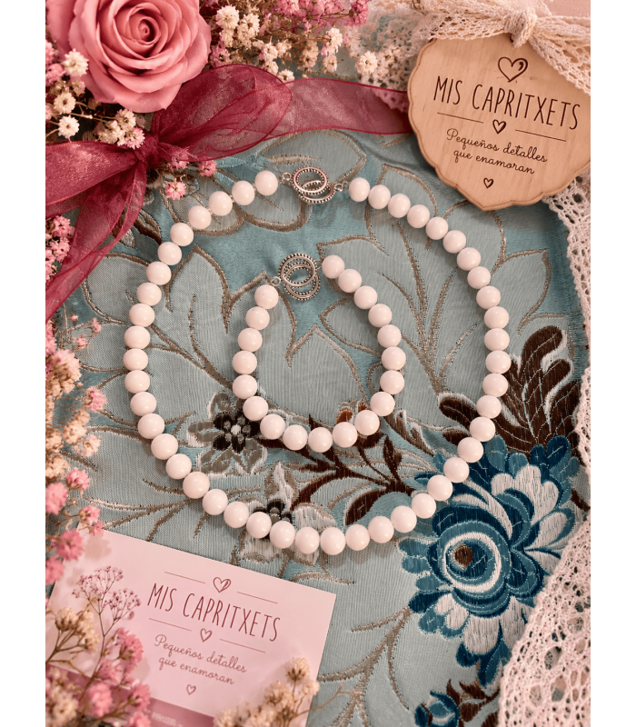 Collar bolas nácar | Fallas