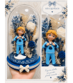 Cúpula niño comunión y flores customizado | Cupulas