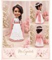figura tarta niña y niño comunión PERSONALIZADA