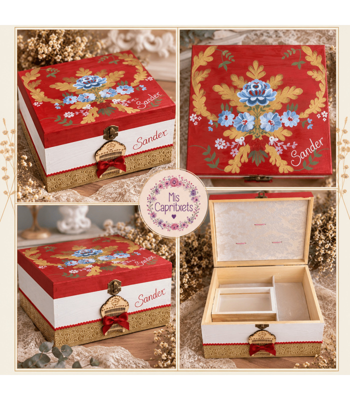 Caja fallera multi uso solo PINTADA | Inicio