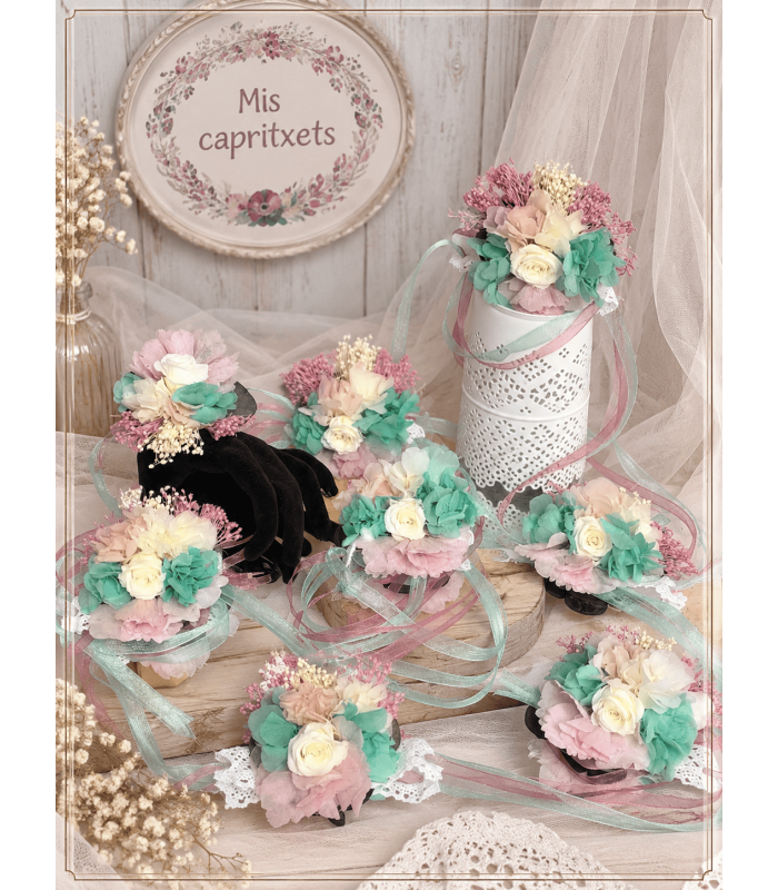 Corsage pulsera flor preservada | Inicio