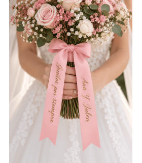 cinta ramo flores personalizado