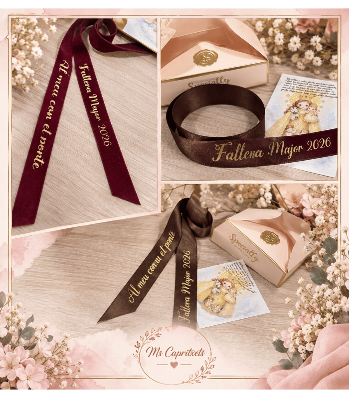 cinta ramo flores personalizado | Inicio