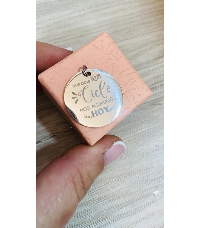 Medalla ramo novia personalizada | complementos boda